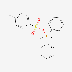 Dimethyl[(4-methylbenzene-1-sulfonyl)oxy]diphenyl-lambda~5~-phosphane