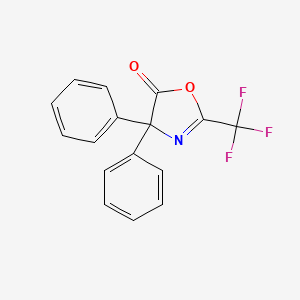 4,4-Diphenyl-2-(trifluoromethyl)-1,3-oxazol-5(4H)-one