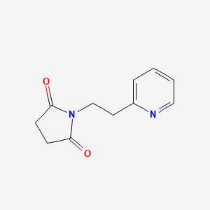 2,5-Pyrrolidinedione, 1-[2-(2-pyridinyl)ethyl]-