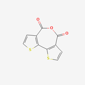 molecular formula C10H4O3S2 B1445906 Dithieno[3,2-c:2',3'-e]oxepine-4,6-dione CAS No. 1043023-52-4