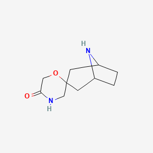8-Azaspiro[bicyclo[3.2.1]octane-3,2'-morpholin]-5'-one