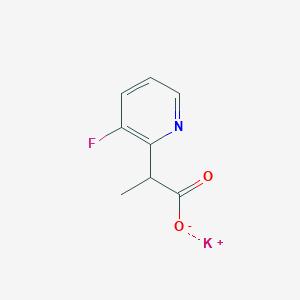 Potassium 2-(3-fluoropyridin-2-yl)propanoate