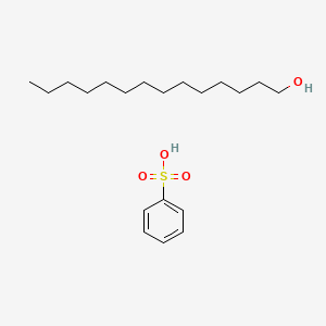 Benzenesulfonic acid;tetradecan-1-ol