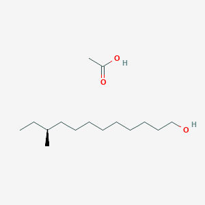 acetic acid;(10S)-10-methyldodecan-1-ol