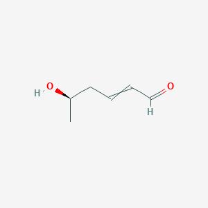 (5R)-5-Hydroxyhex-2-enal