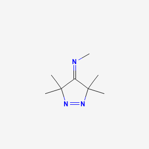 3,5-Dihydro-4-(methylimino)-4H-pyrazole, 3,3,5,5-tetramethyl-