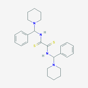 N~1~,N~2~-Bis[phenyl(piperidin-1-yl)methyl]ethanebis(thioamide)