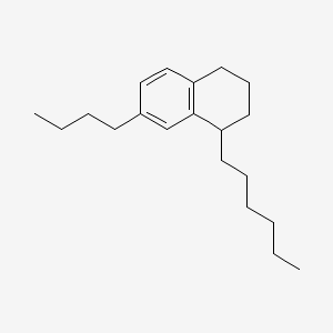 7-Butyl-1-hexyl-1,2,3,4-tetrahydronaphthalene