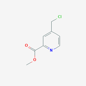 molecular formula C8H8ClNO2 B1445949 Methyl 4-(chloromethyl)pyridine-2-carboxylate CAS No. 1206973-14-9