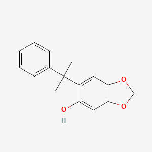 6-(2-Phenylpropan-2-yl)-2H-1,3-benzodioxol-5-ol