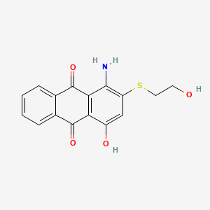 9,10-Anthracenedione, 1-amino-4-hydroxy-2-[(2-hydroxyethyl)thio]-