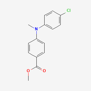 Methyl 4-[(4-chlorophenyl)(methyl)amino]benzoate