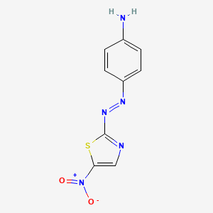 Benzenamine, 4-[(5-nitro-2-thiazolyl)azo]-