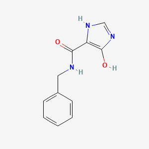 5-[(Benzylamino)(hydroxy)methylidene]-1,5-dihydro-4H-imidazol-4-one