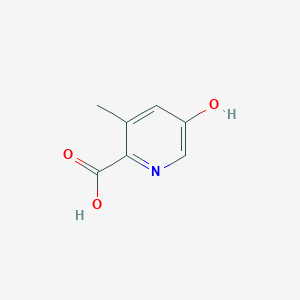 molecular formula C7H7NO3 B1445953 5-羟基-3-甲基吡啶甲酸 CAS No. 1211542-19-6