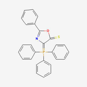 5(4H)-Oxazolethione, 2-phenyl-4-(triphenylphosphoranylidene)-