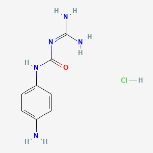 Urea, 1-amidino-3-(p-aminophenyl)-, hydrochloride