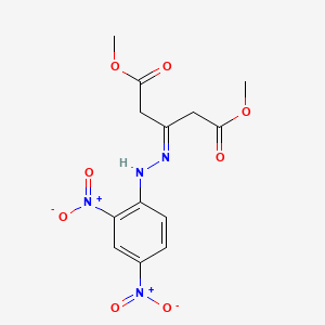 Dimethyl 3-[2-(2,4-dinitrophenyl)hydrazinylidene]pentanedioate