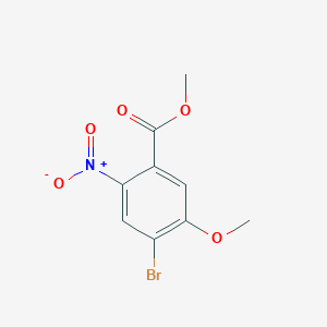 molecular formula C9H8BrNO5 B1445963 4-溴-5-甲氧基-2-硝基苯甲酸甲酯 CAS No. 1623120-78-4