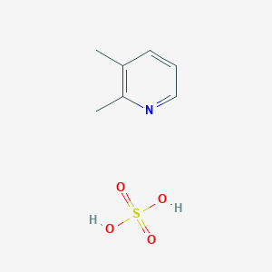 2,3-Dimethylpyridine;sulfuric acid