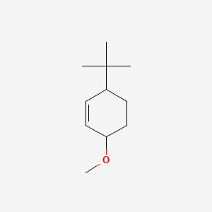 Cyclohexene, 3-(1,1-dimethylethyl)-6-methoxy-, trans-