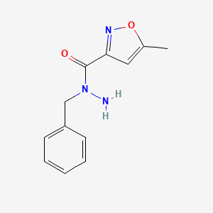 Hydrazine, 1-benzyl-1-(5-methyl-3-isoxazolylcarbonyl)-