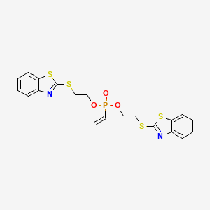 Bis{2-[(1,3-benzothiazol-2-yl)sulfanyl]ethyl} ethenylphosphonate