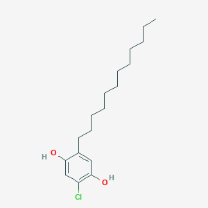 2-Chloro-5-dodecylbenzene-1,4-diol