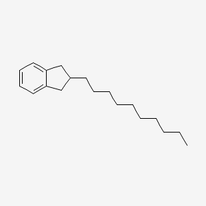 1H-Indene, 2-decyl-2,3-dihydro-