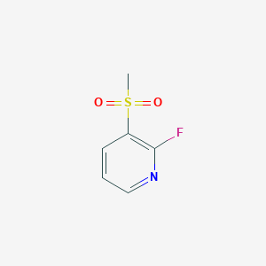 molecular formula C6H6FNO2S B1445983 2-Fluoro-3-methylsulfonylpyridine CAS No. 1254730-40-9