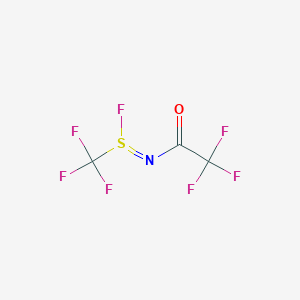 1,1,1-Trifluoro-N-(trifluoroacetyl)methanesulfinimidoyl fluoride