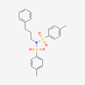 4-methyl-N-(4-methylphenyl)sulfonyl-N-(3-phenylpropyl)benzenesulfonamide