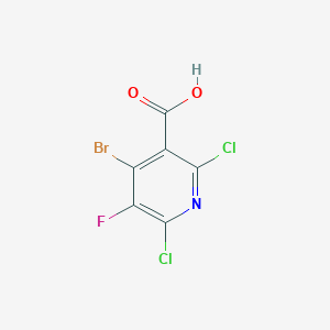 4-Bromo-2,6-dichloro-5-fluoro-3-pyridinecarboxylic acid