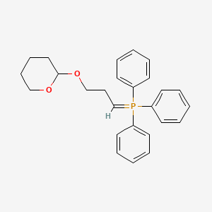 {3-[(Oxan-2-yl)oxy]propylidene}(triphenyl)-lambda~5~-phosphane