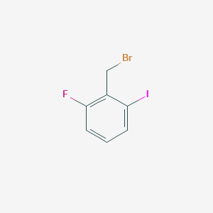 molecular formula C7H5BrFI B1445993 2-氟-6-碘苄溴 CAS No. 1231747-49-1