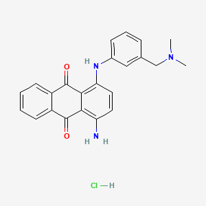 1-Amino-4-((3-((dimethylamino)methyl)phenyl)amino)anthraquinone, monohydrochloride