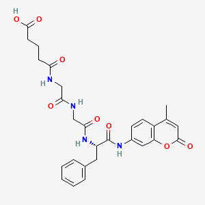 molecular formula C28H30N4O8 B1446007 Glutaryl-gly-gly-phe-amc CAS No. 70996-06-4