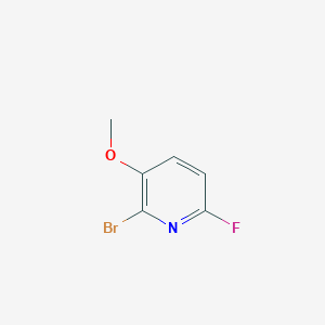 molecular formula C6H5BrFNO B1446009 2-Bromo-6-fluoro-3-methoxypyridine CAS No. 1256810-97-5