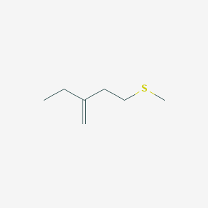 3-Methylidene-1-(methylsulfanyl)pentane