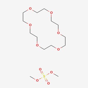 Dimethyl sulfate;1,4,7,10,13,16-hexaoxacyclooctadecane