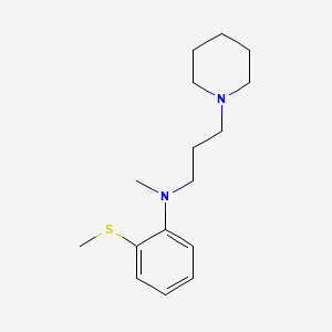 Piperidine, 1-(3-(N-methyl-N-(2-methylthiophenyl)amino)propyl)-