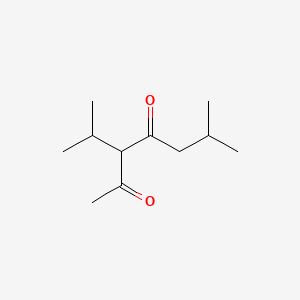 2,4-Heptanedione, 6-methyl-3-(1-methylethyl)-