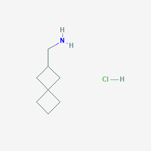 molecular formula C8H16ClN B1446046 螺[3.3]庚烷-2-基甲胺盐酸盐 CAS No. 1803566-88-2