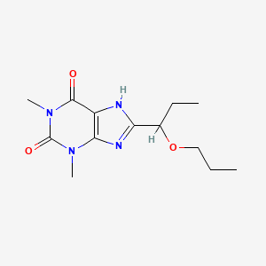 1,3-Dimethyl-8-(1-propoxypropyl)-3,7-dihydro-1H-purine-2,6-dione