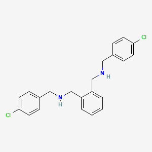 N,N'-[1,2-Phenylenebis(methylene)]bis[1-(4-chlorophenyl)methanamine]