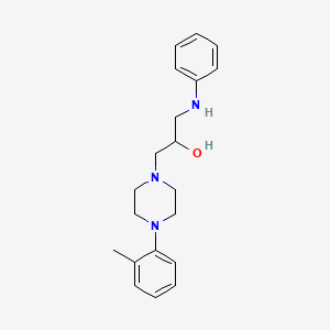 alpha-Anilinomethyl-4-tolyl-1-piperazineethanol