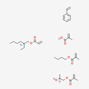 Butyl 2-methylprop-2-enoate;2-ethylhexyl prop-2-enoate;2-hydroxypropyl 2-methylprop-2-enoate;2-methylprop-2-enoic acid;styrene