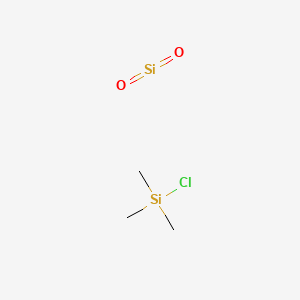 Chloro(trimethyl)silane;dioxosilane