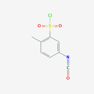 5-Isocyanato-2-methylbenzene-1-sulfonyl chloride