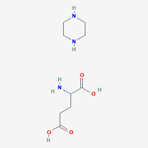 2-aminopentanedioic acid;piperazine